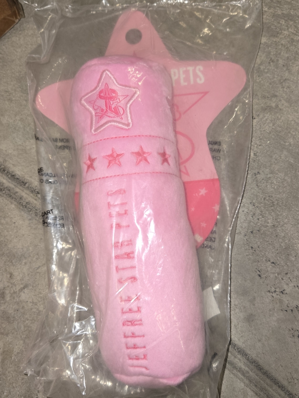 Jeffree Star Plush Pink Lipstick Toy